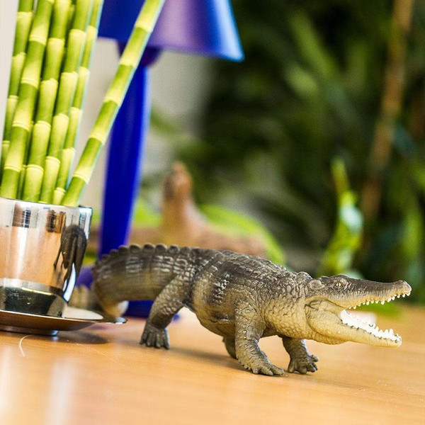 Saltwater Crocodile Toy – Realistic Reptile Figure