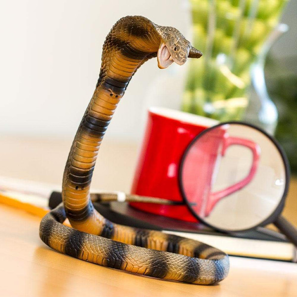 Realistic Cobra Toy – Snake Figurine for Kids & Collectors