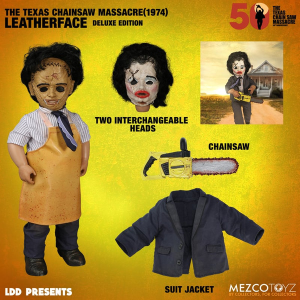 LDD Presents The Texas Chainsaw Massacre (1974) Leatherface Deluxe Edition 10 1/2-Inch Doll