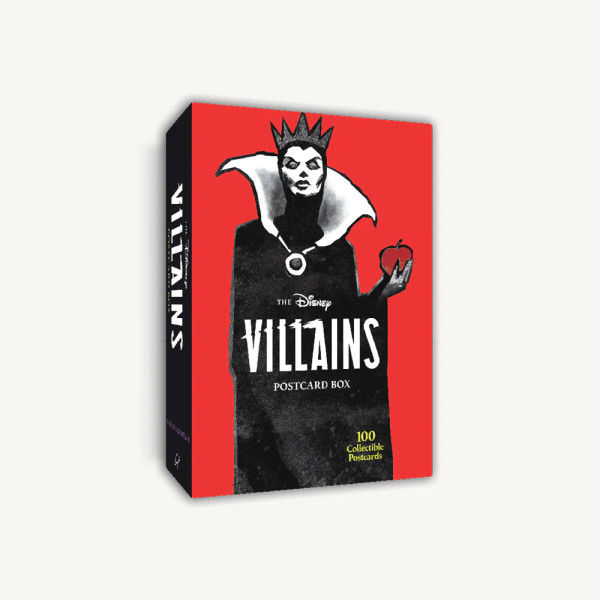 Disney The Disney Villains Postcard Box – 100 Collectible Postcards
