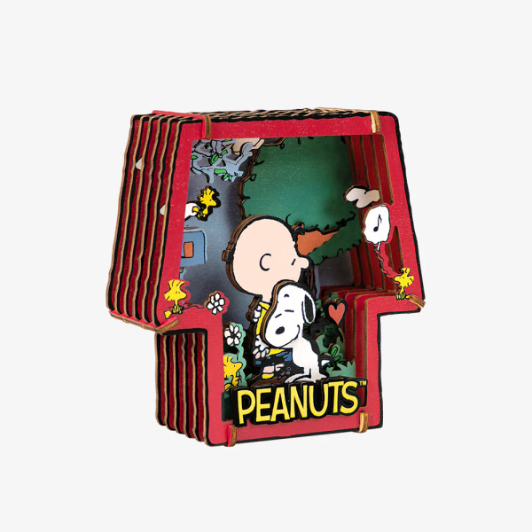 Puremind Peanuts Snoopy Healing Hug Wooden Puzzle