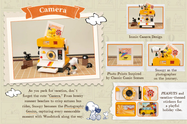 Pantasy Peanuts Snoopy Retro Times Series Camera