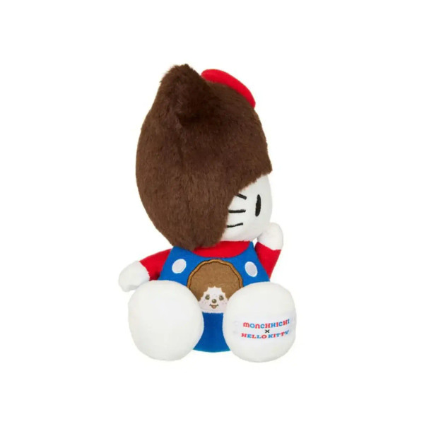 Monchhichi Hello Kitty Dressed as Monchhichi 7-Inch Plush Figure