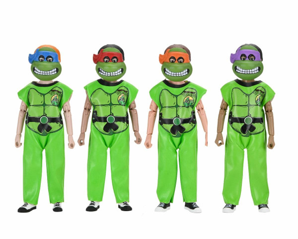[PRE-ORDER] NECA Ben Cooper Costume Kids Collection Teenage Mutant Ninja Turtles Set of 7 Clothed Action Figures