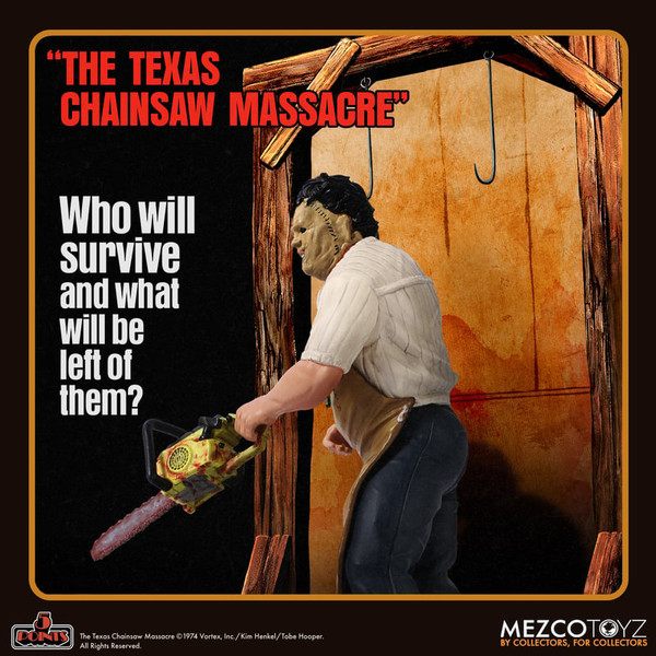 Mezco Toyz 5 Points The Texas Chainsaw Massacre (1974) Leatherface Action Figure