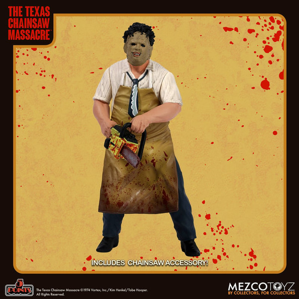 Mezco Toyz 5 Points The Texas Chainsaw Massacre (1974) Leatherface Action Figure