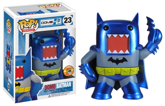 DC Domo POP Heroes! - Batman (Blue & Gray) Metallic SDCC 20103 Exclusive