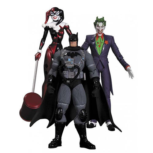 Batman Hush Joker, Harley Quinn and Stealth Batman Figure Set
