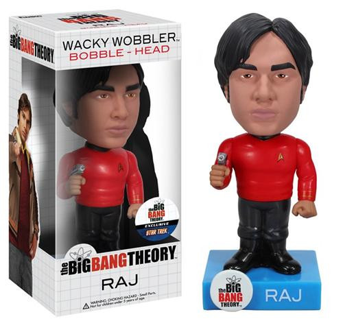 Star Trek Big Bang Theory Raj Bobble Head