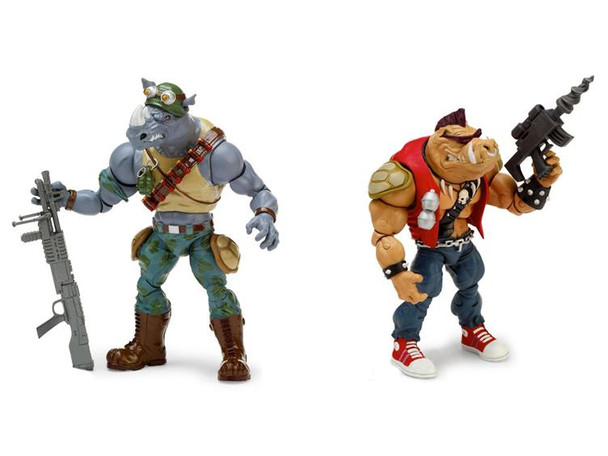 Teenage Mutant Ninja Turtles Classic Bebop and Rocksteady Figures
