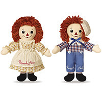 Raggedy Ann & Andy Limited Edition 12.5-Inch Doll Box Set