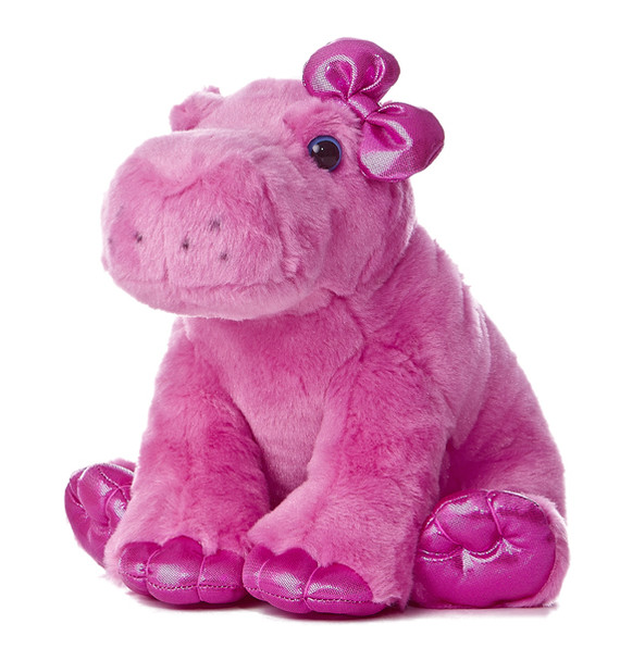 Girlz Nation Pink Hippo 10-Inch Plush