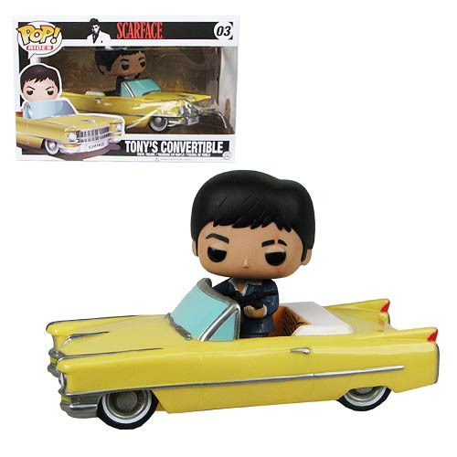 Scarface 1963 Cadillac Car Pop! Vinyl Vehicle with Figure