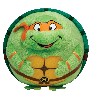 Ty Beanie Ballz Teenage Mutant Ninja Turtles Michelangelo 5-Inch Plush