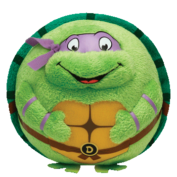 Ty Beanie Ballz Teenage Mutant Ninja Turtles Donatello  5-Inch Plush