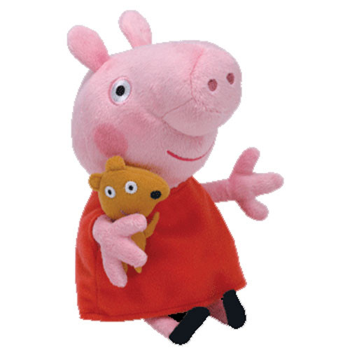 TY Beanie Babies Peppa Pig 6-Inch Plush