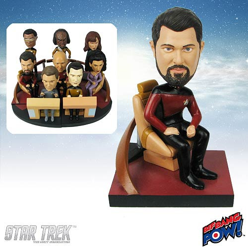 Star Trek: The Next Generation Riker Build-a-Bridge Bobble Head