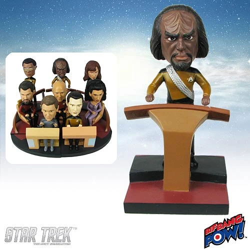 Star Trek: The Next Generation Worf Build-a-Bridge Bobble Head