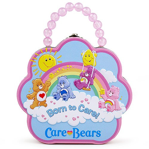 Care Bears Born To Care Flower Purse Tin Tote