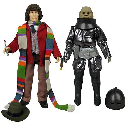 Doctor Who Fourth Doctor & Sontaran Major Styre Figures