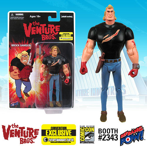 Venture Bros. Brock Bloody Black Shirt 3 3/4-Inch Action Figure - SDCC Exclusive