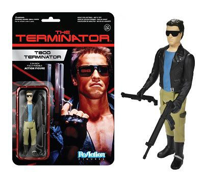 Terminator T-800 Leather Jacket ReAction 3 3/4-Inch Retro Figure