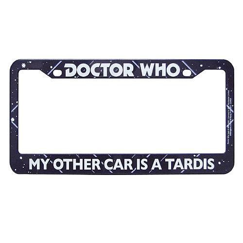 Doctor Who My Other Car Is A TARDIS License Plate Frame Case