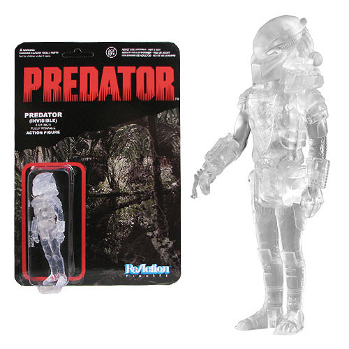 Predator Clear Masked Predator ReAction 3 3/4-Inch Retro Action Figure