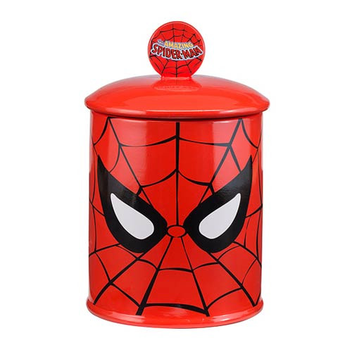 Spider-Man Face Limited Edition Ceramic Cookie Jar