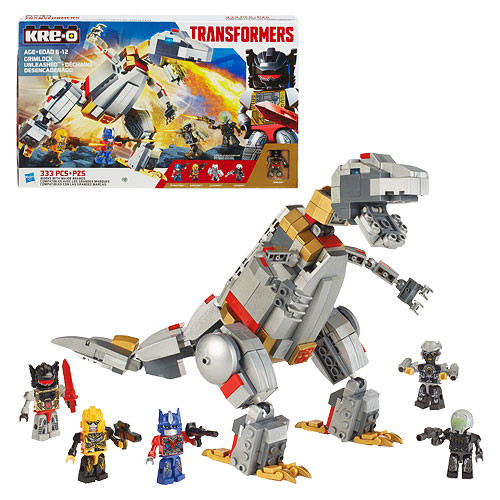 Kre-O Transformers Age of Extinction Grimlock Unleashed Set