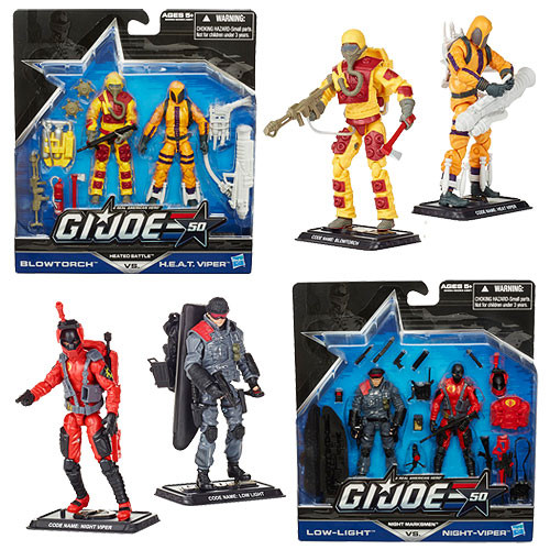 G.I. Joe 50th Anniversary Action Figures 2-Packs Wave 1 Set