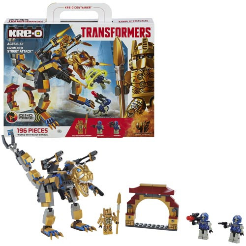 Kre-O Transformers Age of Extinction Grimlock Street Attack Set