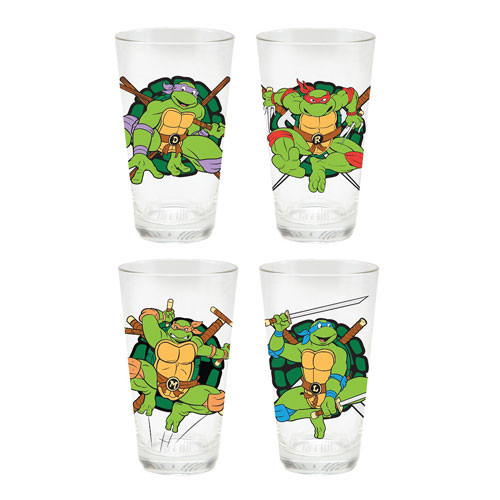 Teenage Mutant Ninja Turtles 16 oz. Pint Glass 4-Pack