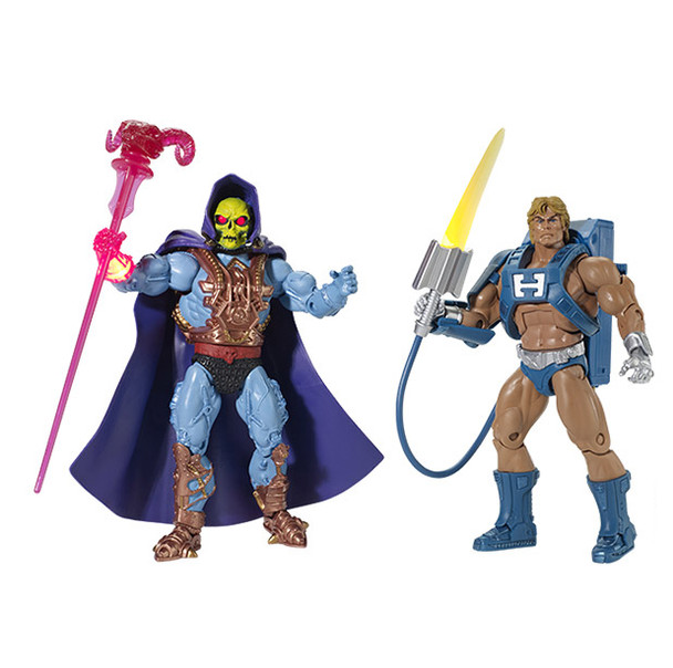 Masters Of The Universe Classics Laser Power He-Man & Laser Light Skeletor Figures
