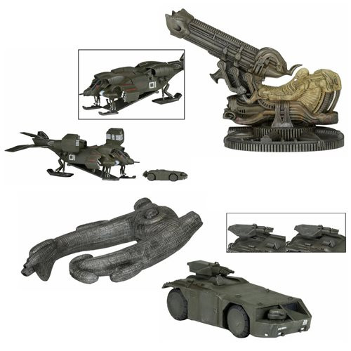 Alien Cinemachines Die-Cast Metal Vehicle Set
