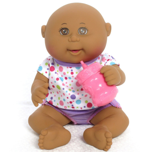 Cabbage Patch Kids - Drink N'Wet Newborn - Dark Tone Newborn