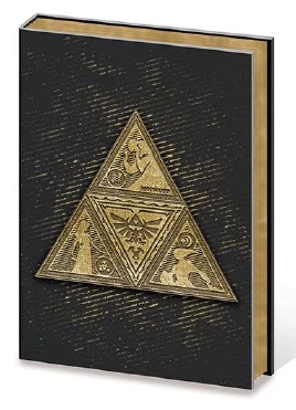 The Legend Of Zelda Metal Triforce Premium A5 Journal