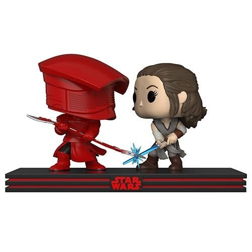 Star Wars: The Last Jedi Rey and Praetorian Guard Pop! Vinyl Figure Movie Moments