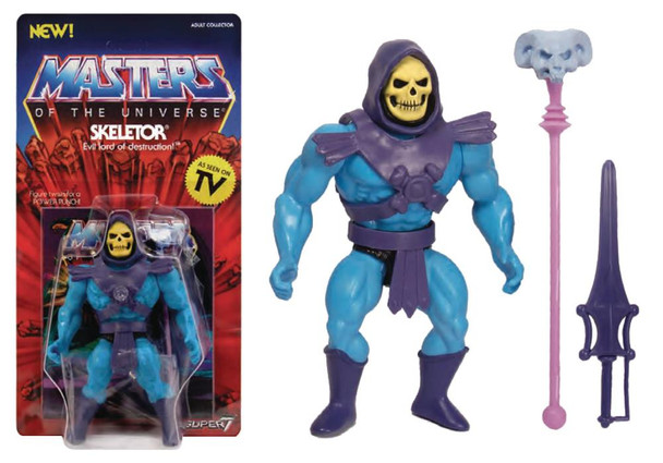 Masters of the Universe Vintage Skeletor 5 1/2-Inch Action Figure