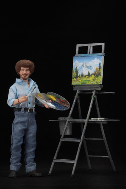 Bob Ross 8-Inch Scale Clothed Action Figure