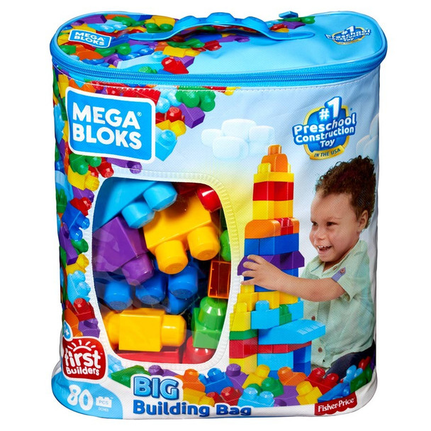 Mega Bloks First Builders Big Building Bag with Big Building Blocks