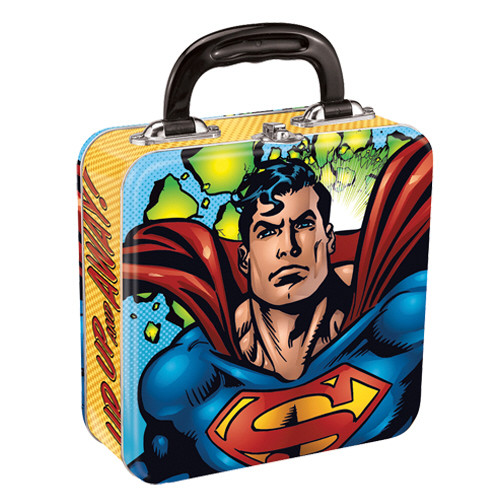 Superman Square Tin Tote