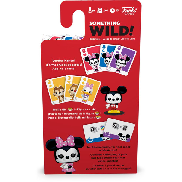 Funko Mickey and Friends Something Wild Pop! Card Game - Deutsch / Espanol / Italiano Edition