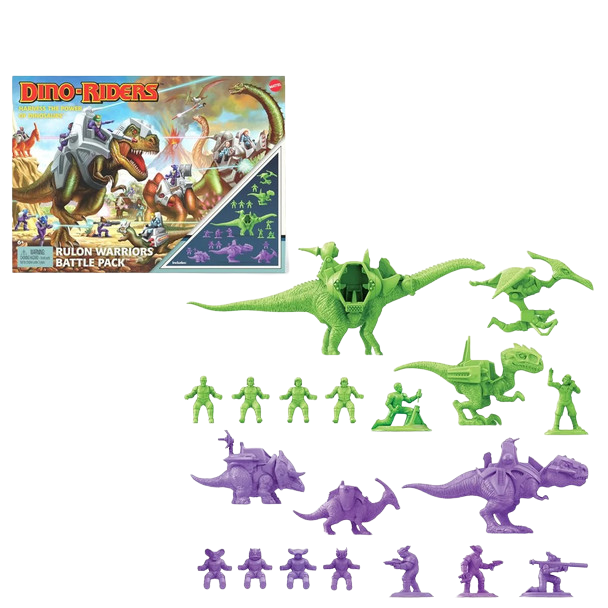 Dino-Riders Rulon Warriors Battle Pack - Entertainment Earth Exclusive
