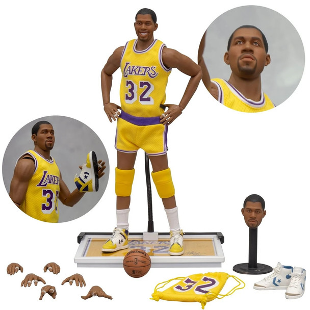 NBA Los Angeles Lakers Earvin Magic Johnson 1:6 Scale Action Figure