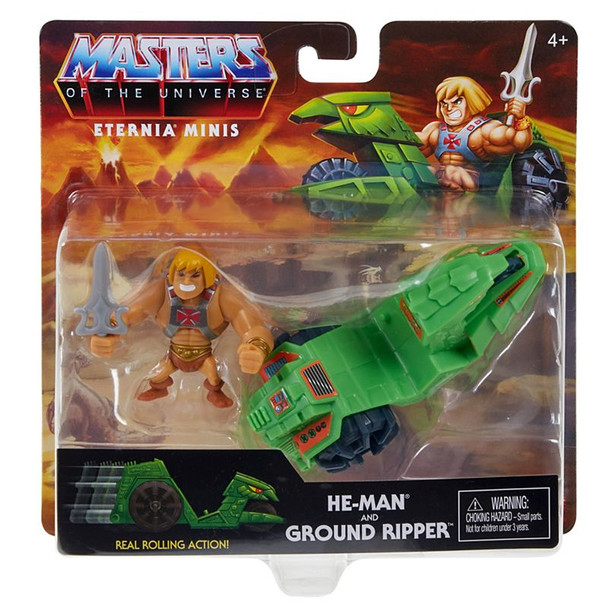 Masters of the Universe Eternia Minis He-Man and Ground Ripper Pack