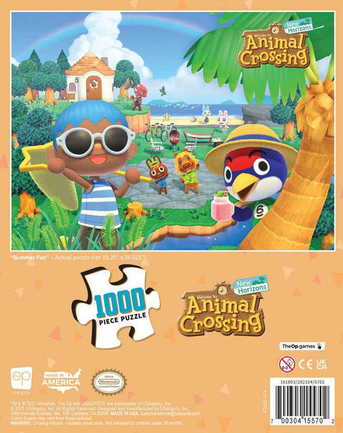 Animal Crossing New Horizons “Summer Fun” 1000 Piece Puzzle