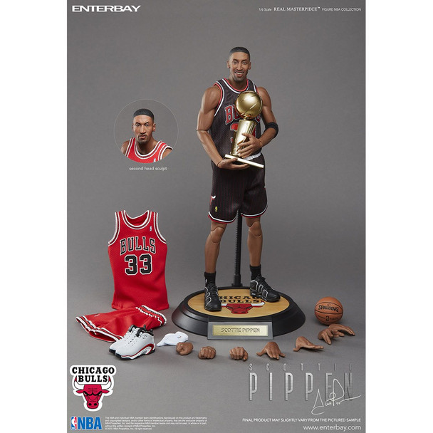 NBA Scottie Pippen Version 2 Real Masterpiece 1:6 Scale Action Figure