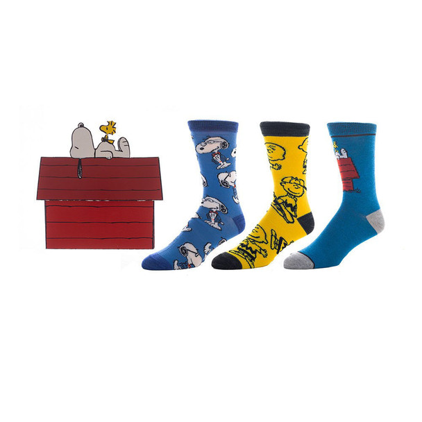Peanuts 3 Pair Crew Box Set
