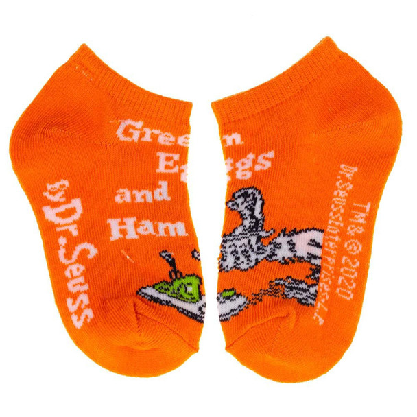 Dr. Seuss Book Covers Youth 6 Pack Pack Ankle Socks